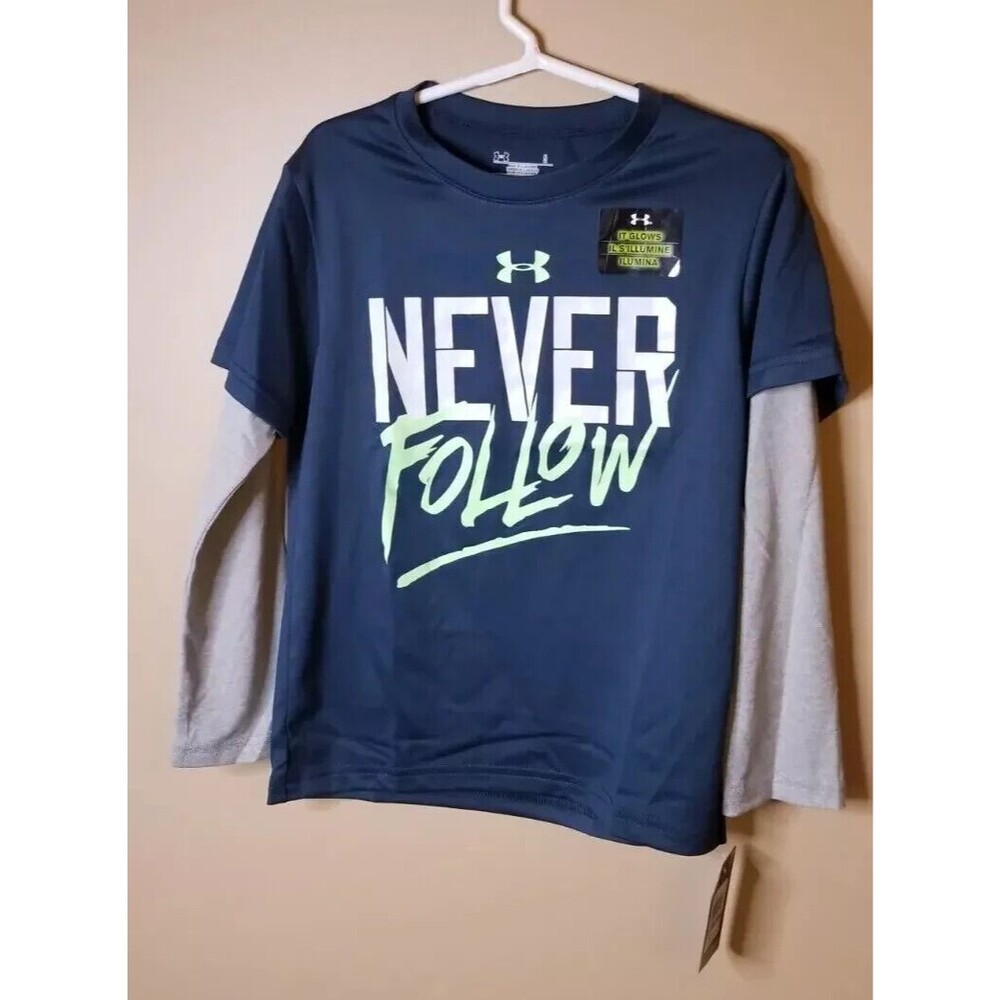 Under Armour Kid Boys' Long Sleeve Shirt  Sz 5